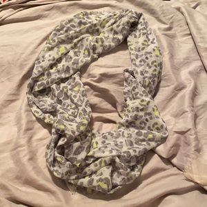 Cheetah print infinity scarf